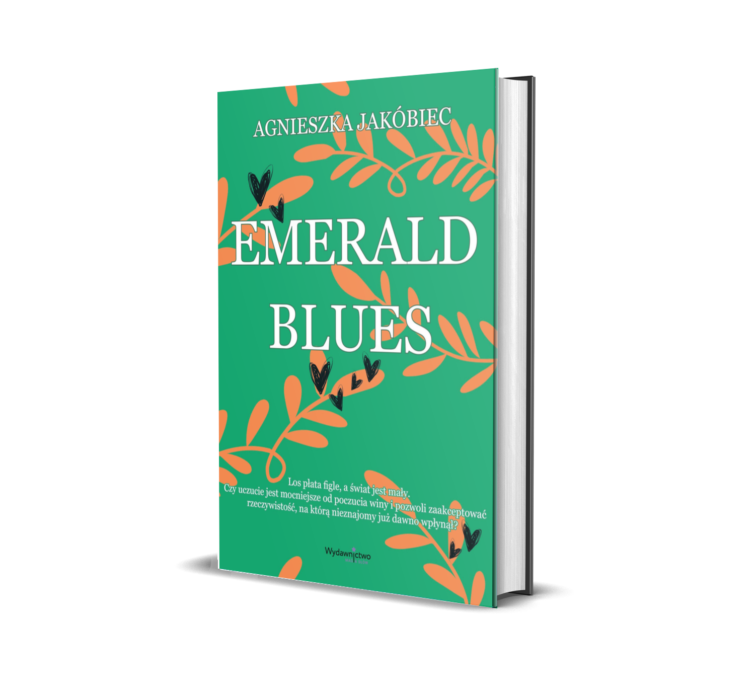 "EMERALD BLUES" PRZEDSPRZEDAŻ pakiet: książka, zakładka, magnesik