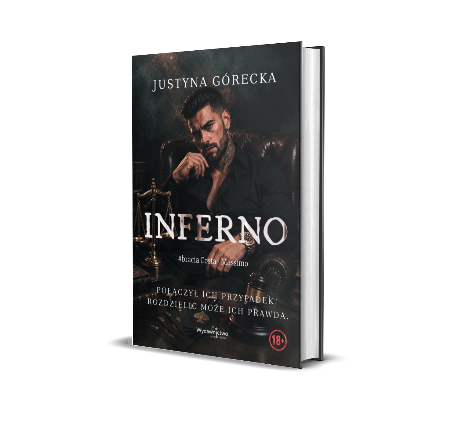 „INFERNO – MASSIMO” PRZEDSPRZEDAŻ (pakiet: książka, zakładka, magnesik)